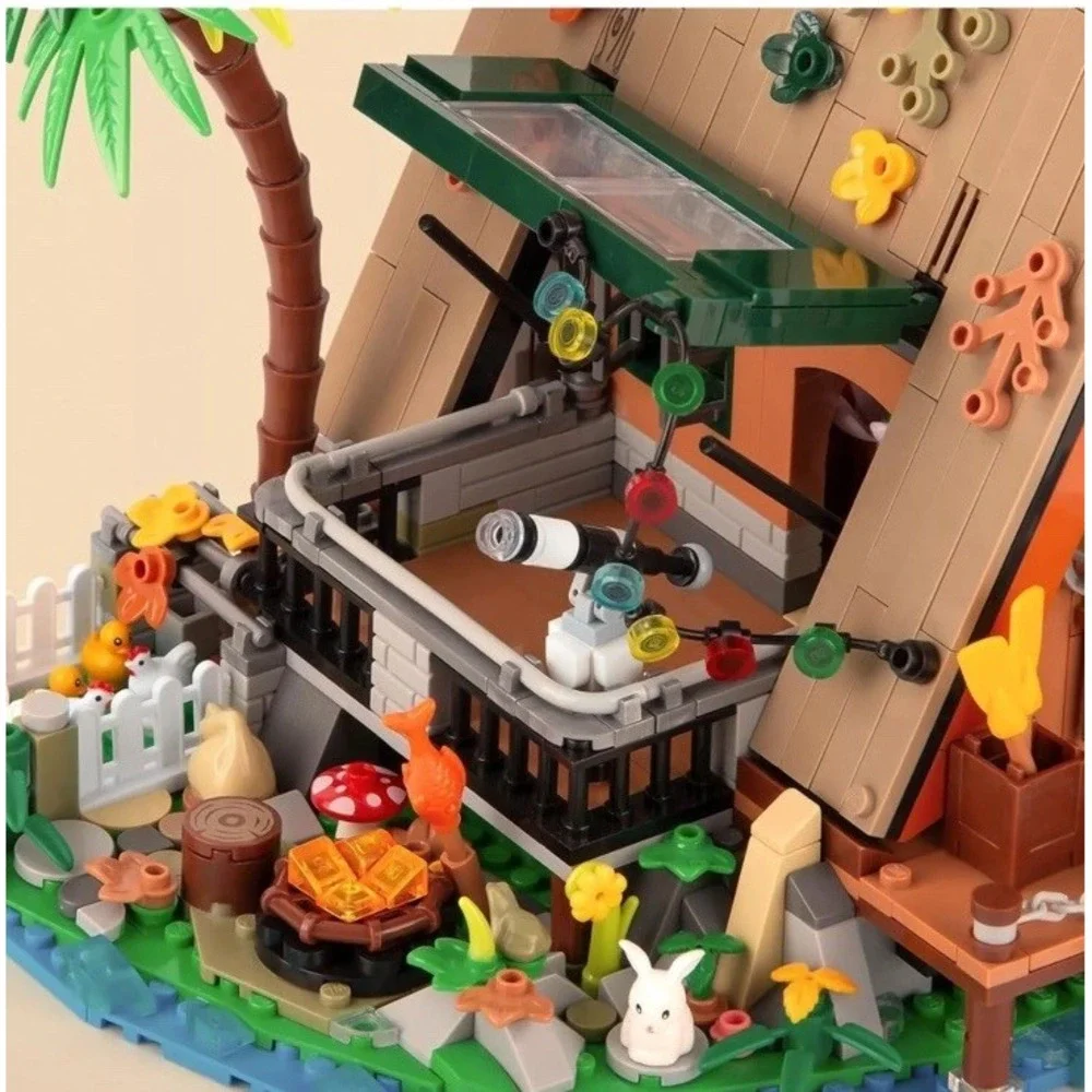 NEW A-Frame Forest Cabin 6028 - High Quality Building Bricks Complete‎ Set